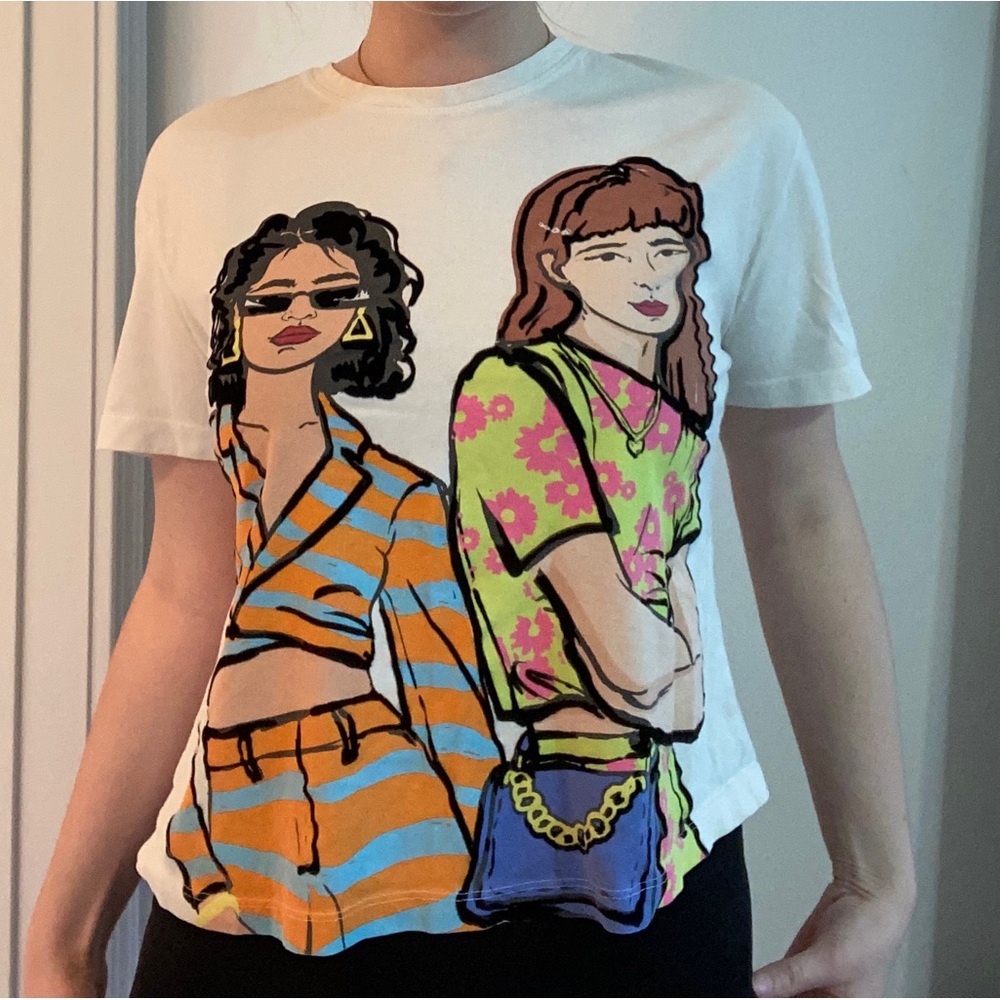 Zara POP graphic t shirt
